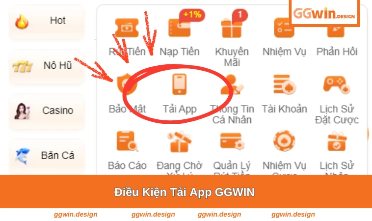 Tải App GGWIN 1 Yêu cầu thiết bị và mạng trước khi tải app